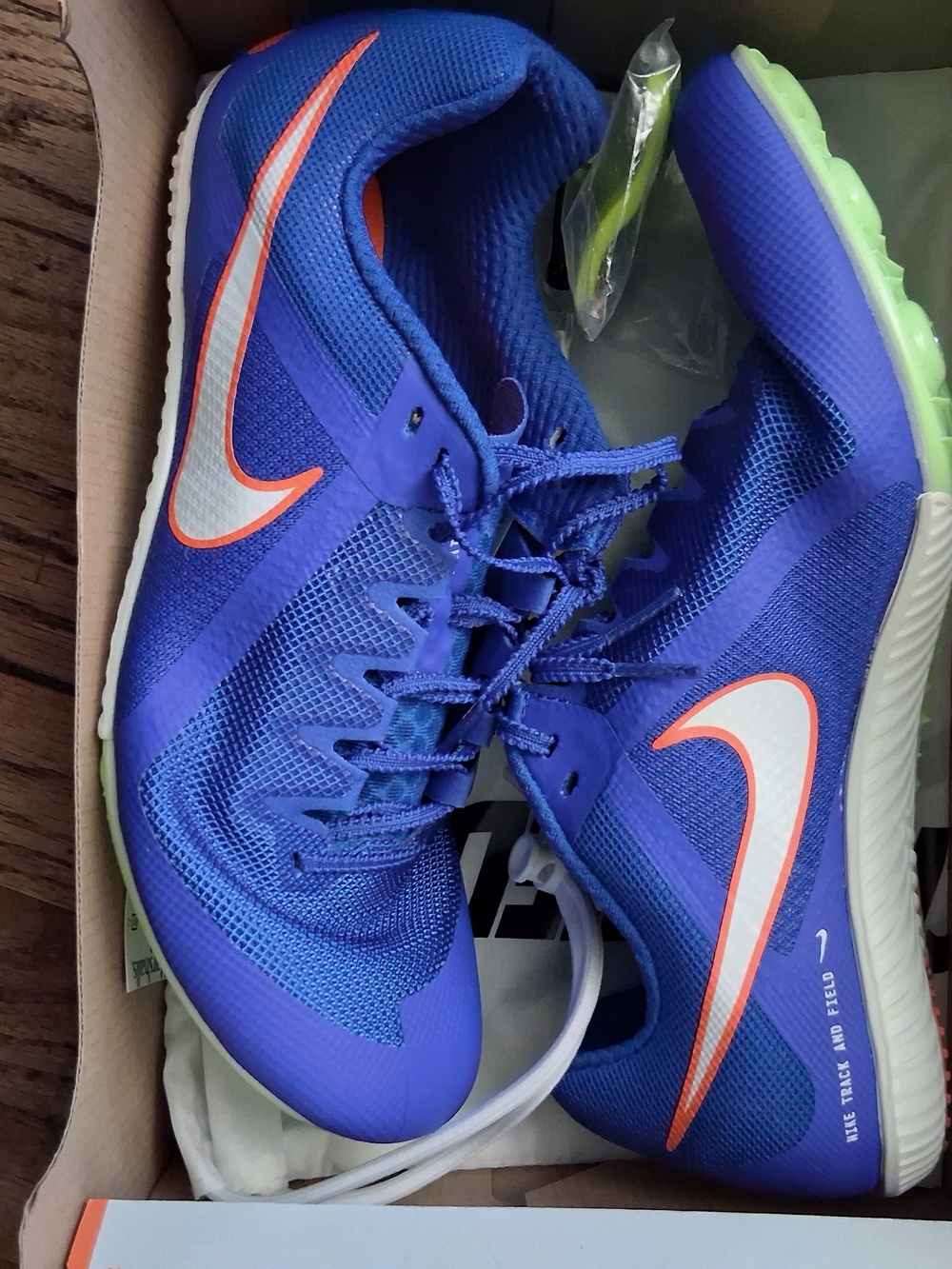 Nike Rival Multi Track & Field Spikes Athletic Shoes w/ Spikes & Bag DC8749-401